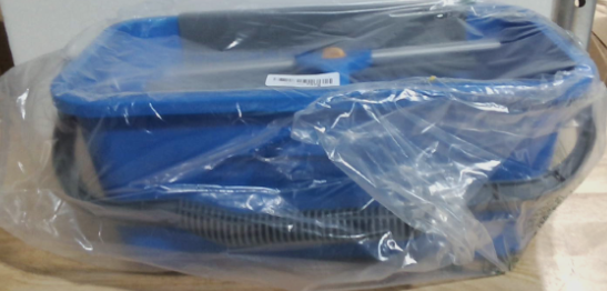Kit profesional de limpieza de ventanas con cubo de 3 galones, rasqueta de mango largo de 76" y estropajo de microfibra, equipo de lavado de ventanas altas, herramienta de limpieza de ventanas para uso comercial, doméstico, exterior y automotriz.