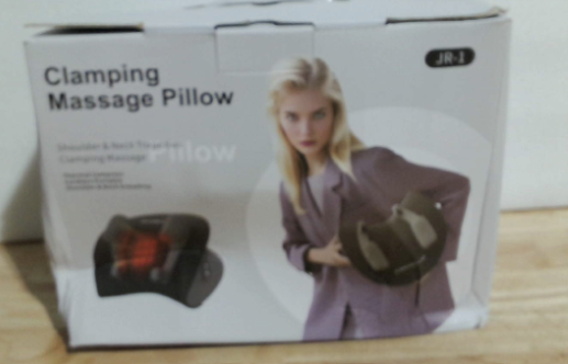 Almohada masajeadora de cuello CRECAD con calor, masaje Shiatsu de espalda y hombros con amasado de tejido profundo, dispositivo de tracción cervical portátil para alivio del dolor muscular de todo el cuerpo, regalo para mujeres y hombres.