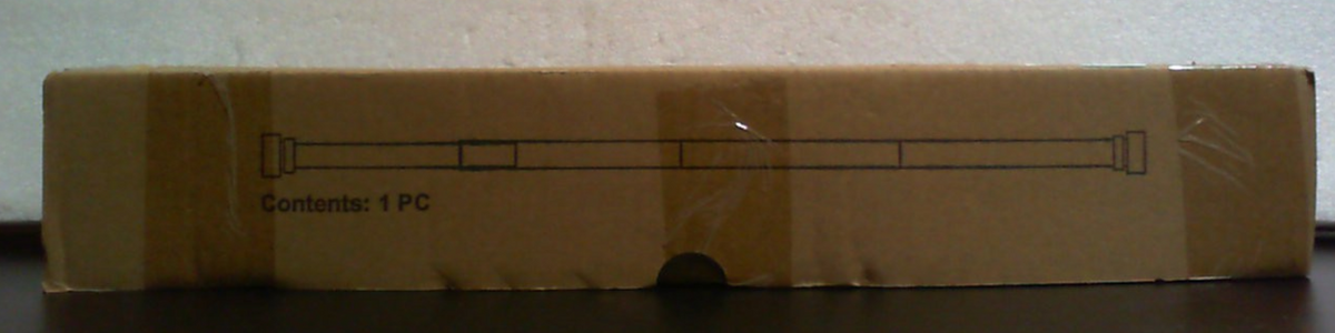 Barras de cortina modernas PORTRES doradas de alta resistencia para ventanas, de 71 a 122 cm de largo ajustable, 2,5 cm de diámetro, con remates decorativos estilo rústico para exteriores, dormitorio, cocina y sala de estar.