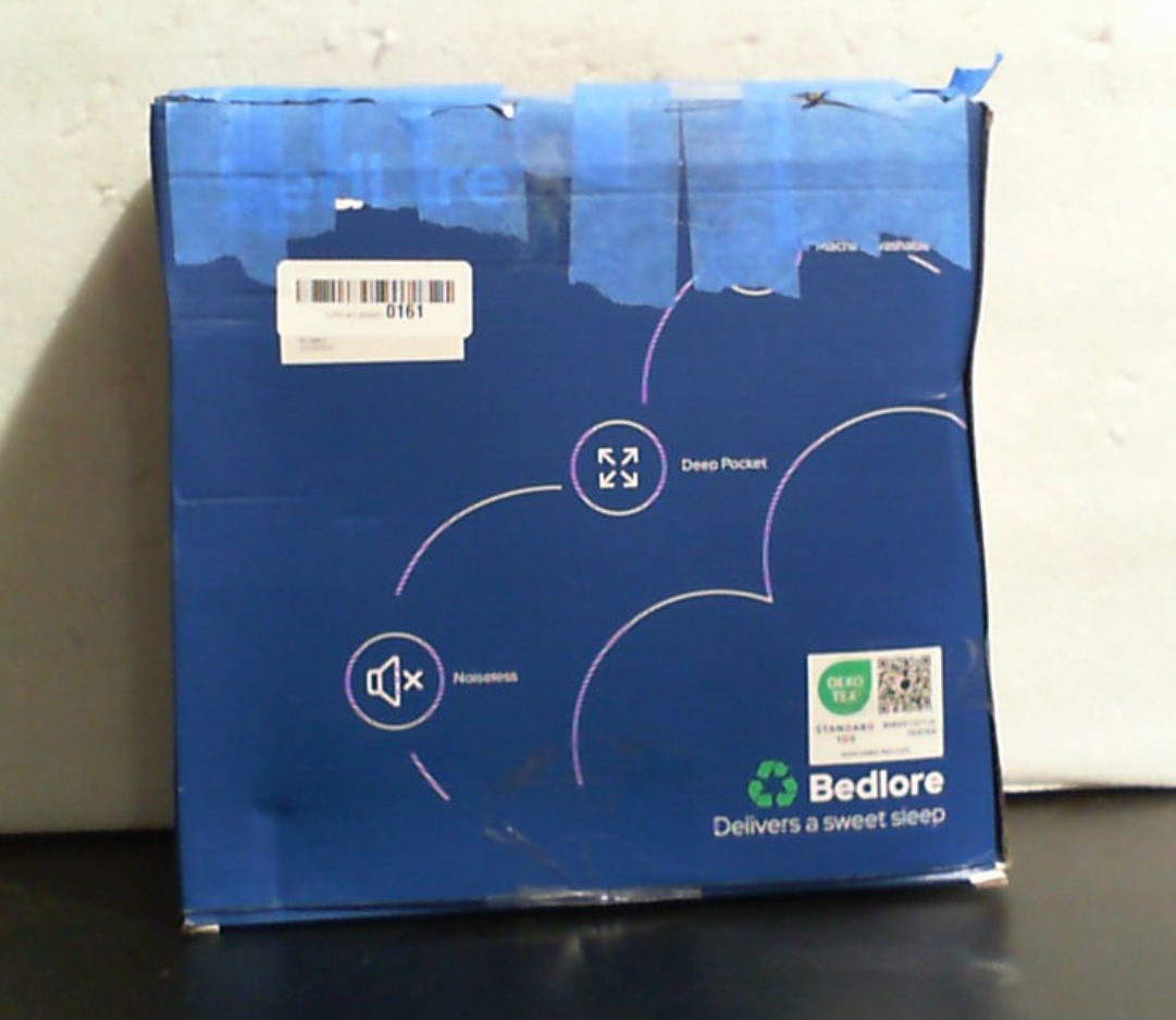 Protector de colchón impermeable BEDLORE, tamaño king size con bolsillo profundo de 6" a 18", funda de colchón suave, silenciosa y a prueba de suciedad, lavable, para el hogar, dormitorio y hotel (gris).