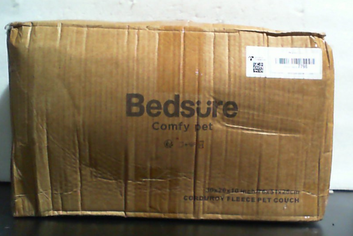 Sofá cama Bedsure ComfyFleece™ para gatos - Como se vio en televisión en Good Day New York, cama para perros pequeños y medianos, sofá cama cómodo para perros pequeños, 76 cm, marrón camello