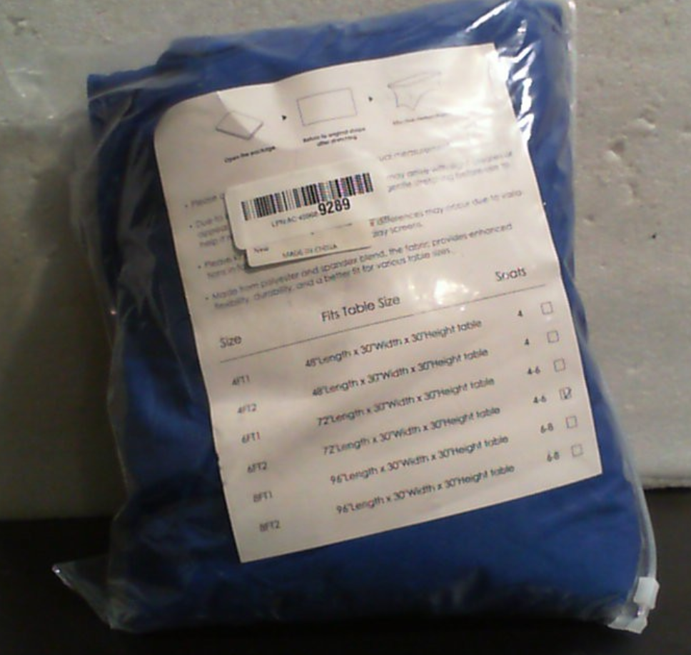 IVAPUPU Paquete de 2 manteles de 1,8 m (6 pies) para eventos rectangulares, elásticos, azul marino, lavables, de spandex, protectores de mesa para fiestas, bodas, cócteles, banquetes y festivales.