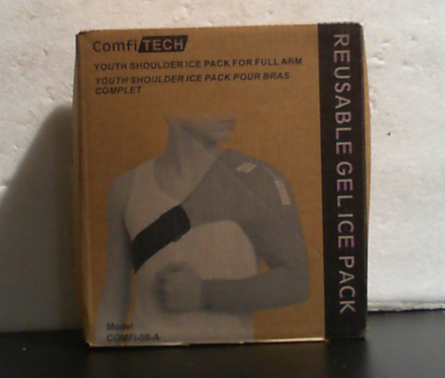 ComfiTECH Paquete de hielo para hombro y brazo para jóvenes lanzadores, manga de hielo para brazo para jugadores de voleibol adolescentes, aplicación de frío flexible para recuperación de lanzamiento, comodidad para la articulación y los músculos del