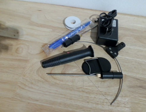 GOCHANGE Cortador de espuma eléctrico 3 en 1, herramienta para cortar espuma de poliestireno, 100-240 V / 18 W, herramienta de corte con cuchilla caliente para espuma con adaptador electrónico para pequeños proyectos de corte, manualidades y tallado de