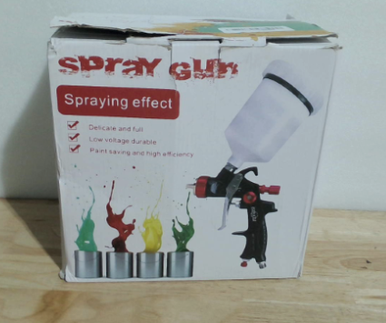 Pistola pulverizadora de pintura con vaso mezclador rápido, kit de pistola pulverizadora HVLP que contiene boquillas de 1,4, 1,7 y 2,0 mm y 10 vasos desechables de 600 ml para pintar coches, muebles y vallas (verde).