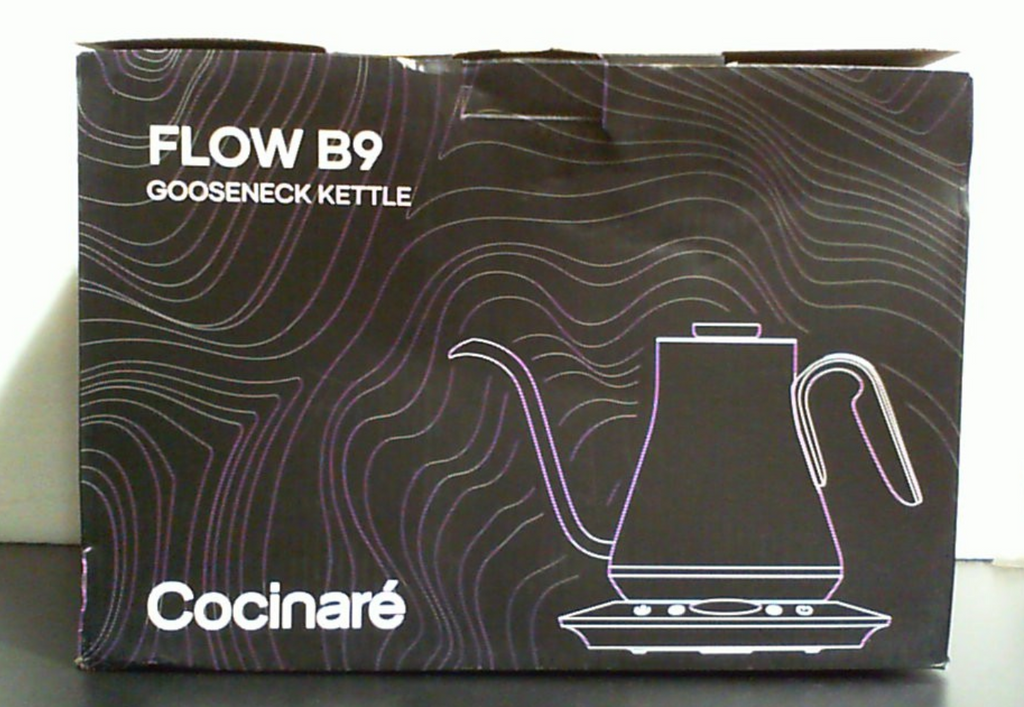 Hervidor eléctrico de cuello de cisne INTASTING con control de temperatura de 1 µm para café y té de filtro, calentamiento rápido, acero inoxidable sin BPA, temporizador de preparación incorporado, 1500 W/0,9 L (negro ónix)