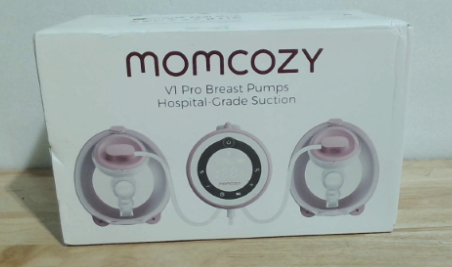Extractor de leche portátil Momcozy V1 Pro, extractor primario de bolsillo de grado hospitalario, extractor portátil manos libres con copas visibles y ligeras para una extracción de leche real.
