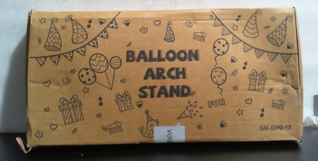 Kit de soporte para arco de globos TEKXYZ, estructura ajustable de 3 metros de ancho y 2,3 metros de alto, ideal para decoraciones de fiestas. Globos no incluidos.