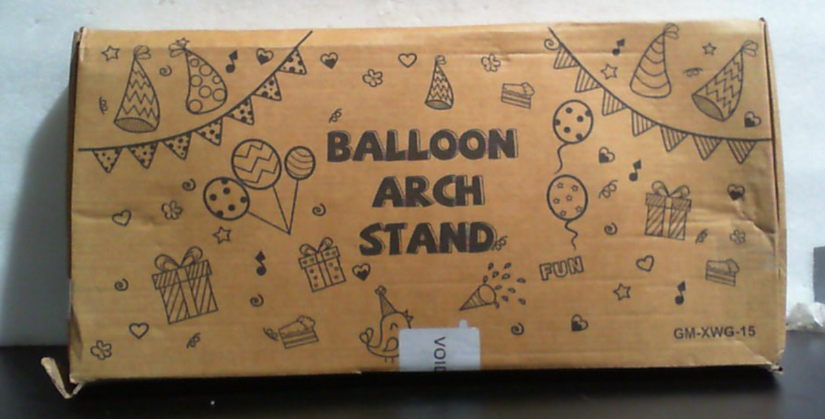 Kit de soporte para arco de globos TEKXYZ, estructura ajustable de 3 metros de ancho y 2,3 metros de alto, ideal para decoraciones de fiestas. Globos no incluidos.