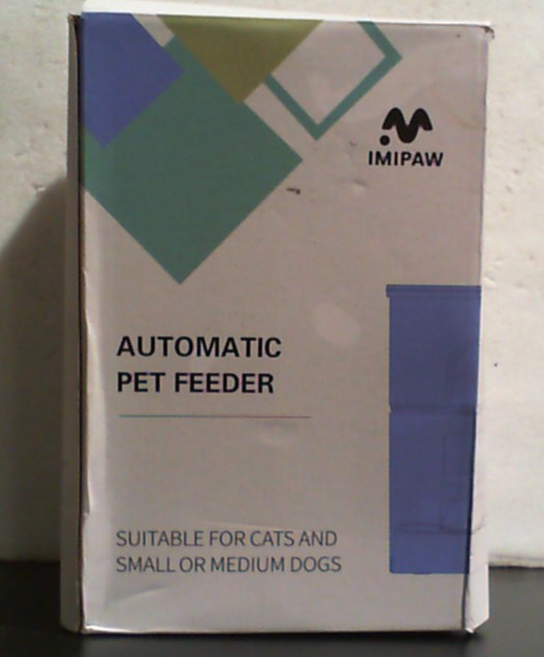 IMIPAW Comedero automático para gatos, dispensador de alimentos secos para mascotas