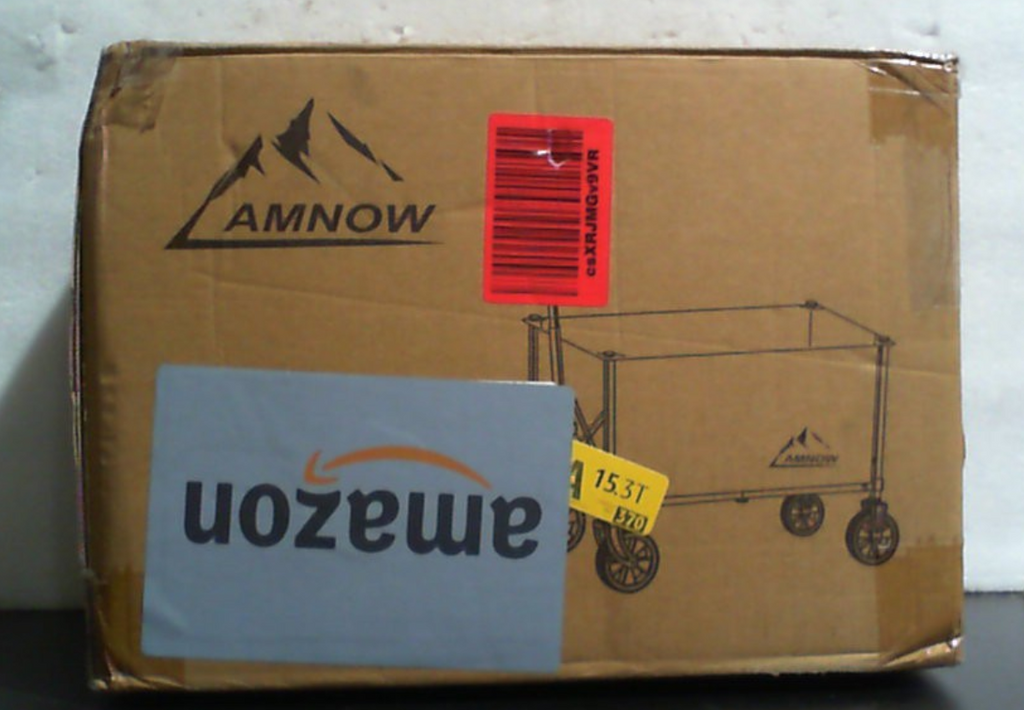Carros plegables CUMNTQ, capacidad de carga de 159 kg (350 lbs), carro plegable con ruedas todoterreno, carrito de compras con ruedas para compras, camping, jardín, deportes y playa, color negro.