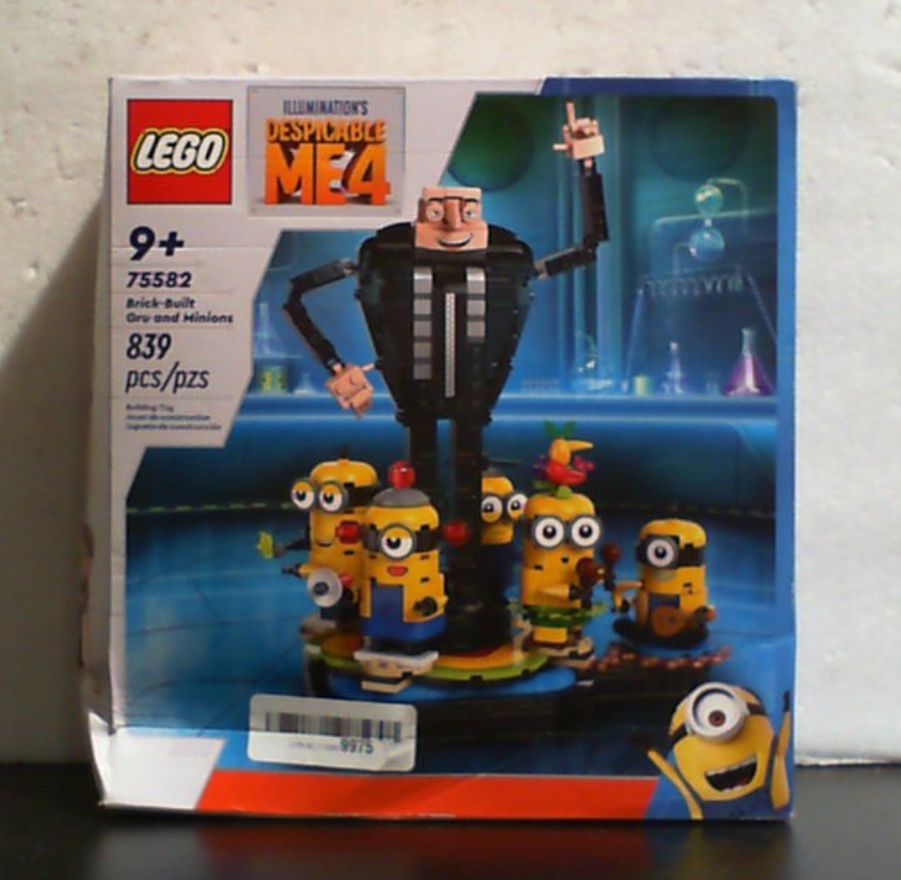 LEGO Mi Villano Favorito 4 Figuras de Gru y Minions para construir, Juguete de Minions para niños, Set de figuras de juguete de Mi Villano Favorito bailando, Regalo de cumpleaños para niños y niñas para jugar y exhibir, 75582