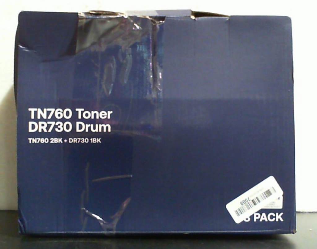 Cartucho de tóner WEAREC TN760 y unidad de tambor DR730 de repuesto para Brother TN-760 TN730 DR730 DR 730. Compatible con las impresoras DCP-L2550DW HL-L2350DW HL-L2390DW HL-L2395DW (2 tóners, 1 unidad de tambor, paquete de 3).