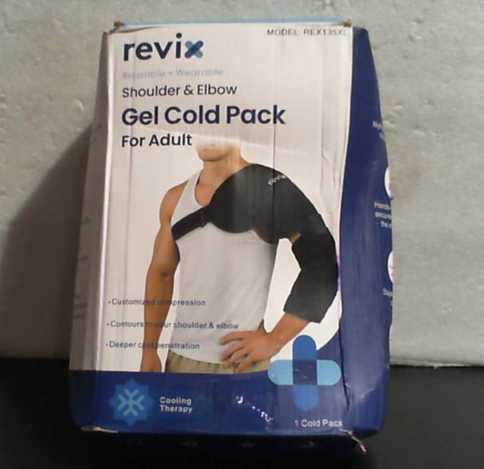 Compresa de hielo para brazo REVIX para lanzadores: compresa de hielo reutilizable para hombro y codo, vendaje de terapia de frío para la recuperación del brazo del lanzador de béisbol