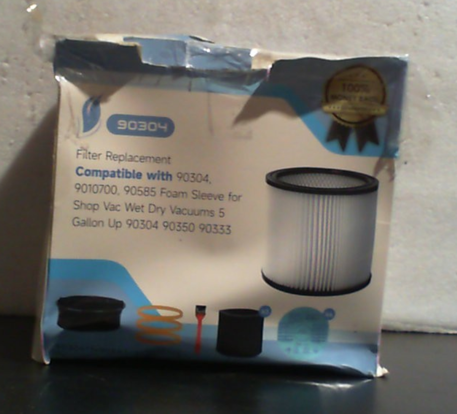 Filtro de repuesto ATXKXE VF4000 para aspiradoras húmedas o secas de 5 a 20 galones: WD5500, WD0671, WD6425, WD7000, WD1280, WD1851, WD1680, WD1956, RV2400A, VF4000 (paquete de 2).