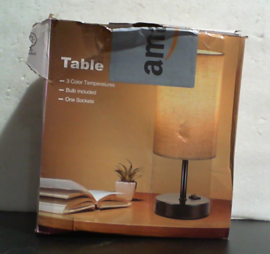 Lámpara de mesa ZJOJO para dormitorio (juego de 2), lámparas pequeñas de mesita de noche con interruptor basculante regulable de 3 posiciones y toma de corriente alterna