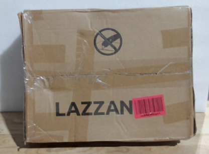 Mesita de noche Lazzanto con cargador para dormitorio: mesita de noche con estación de carga y tira de luz LED, mesita de noche con estante de almacenamiento y 2 cajones de tela, mesa auxiliar moderna con puertos USB y tomas de corriente.