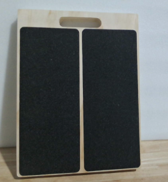 Tabla inclinada Uwaomah de 39,4 cm de ancho, 5 niveles de inclinación (20°-45°), antideslizante, para sentadillas y estiramiento de pantorrillas, capacidad de peso de 113 kg, Norma Design.