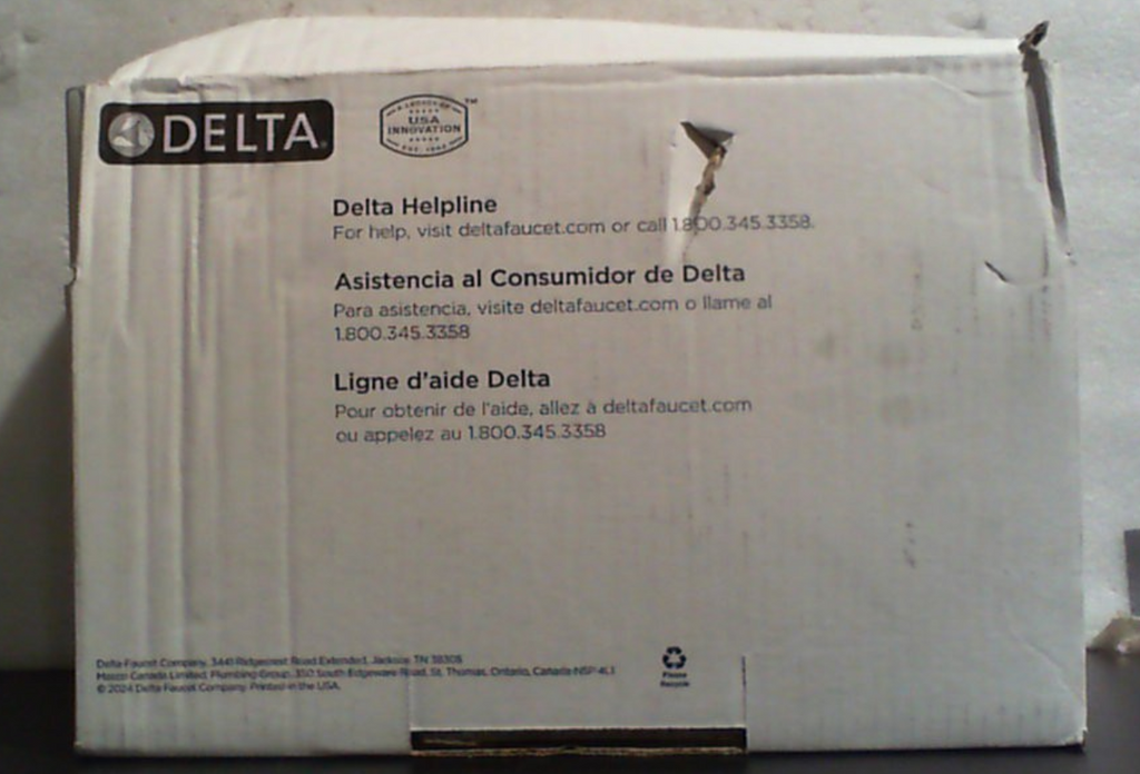 Juego de grifería para bañera y ducha Delta Albion Serie 14, cromado, con cabezal de ducha doble In2ition 2 en 1 con rociador de mano, kit de embellecedor de válvula, cromado T144855-I (válvula no incluida).