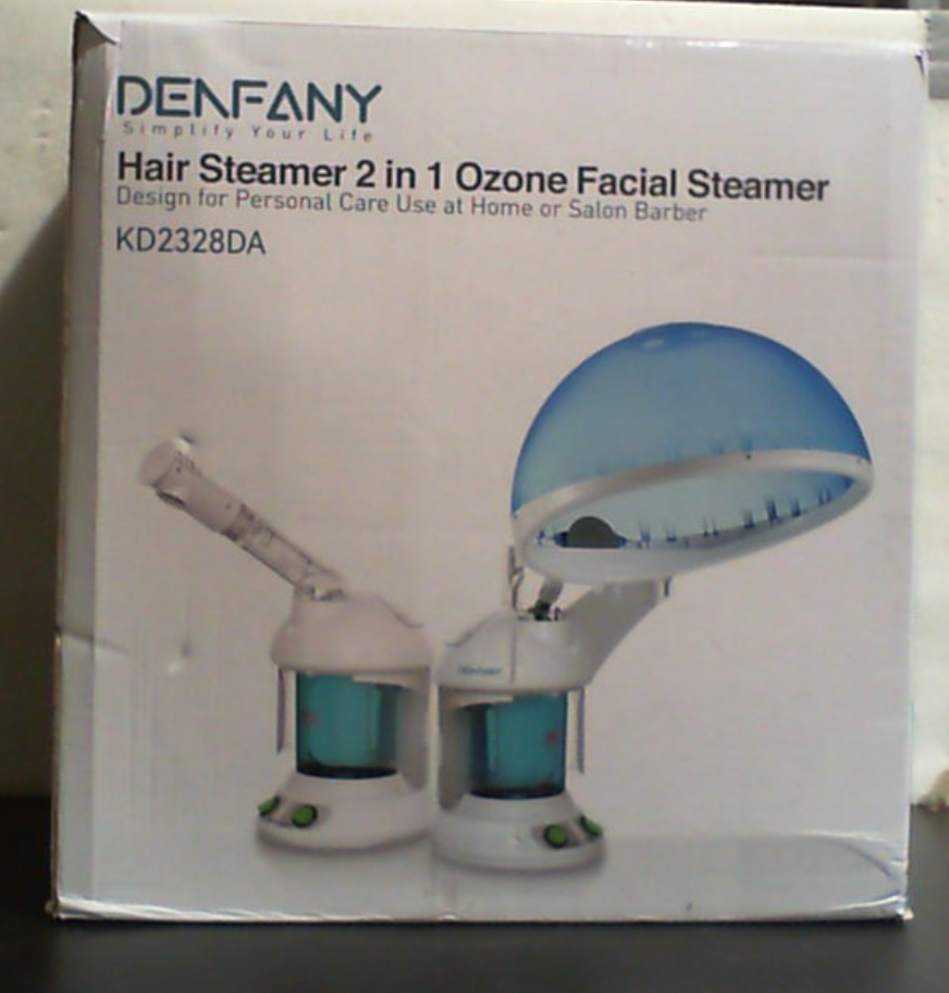 Vaporizador capilar y facial DENFANY 2 en 1: Vapor iónico nano para una hidratación profunda, brazo ajustable, depósito de boca ancha de fácil limpieza, para uso doméstico y profesional.