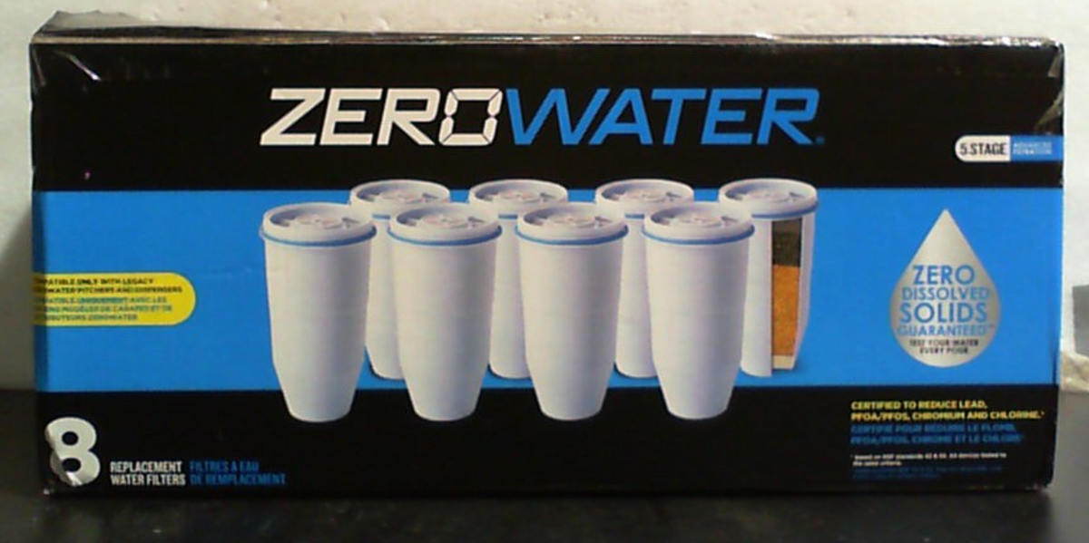 ZeroWater Filtro de Reemplazo Oficial – Filtro de Agua Zero de 0 TDS de 5 Etapas