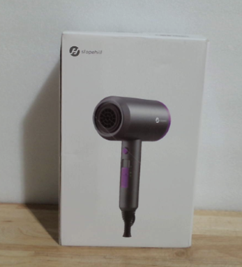 Secador de pelo iónico profesional slopehill, potente secador de 1800 W de secado rápido y bajo nivel de ruido con 2 boquillas concentradoras y 1 difusor para uso doméstico, en salones de belleza y de viaje (negro) #0718