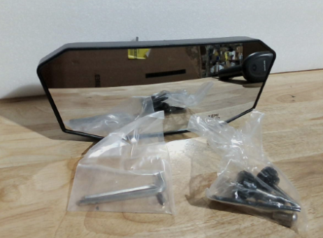Espejo retrovisor universal para embarcaciones KEMIMOTO Marine Boat Mirror, tamaño mejorado de 10.5 x 4 pulgadas, ideal para esquí acuático, pontones, wakeboard y surf.