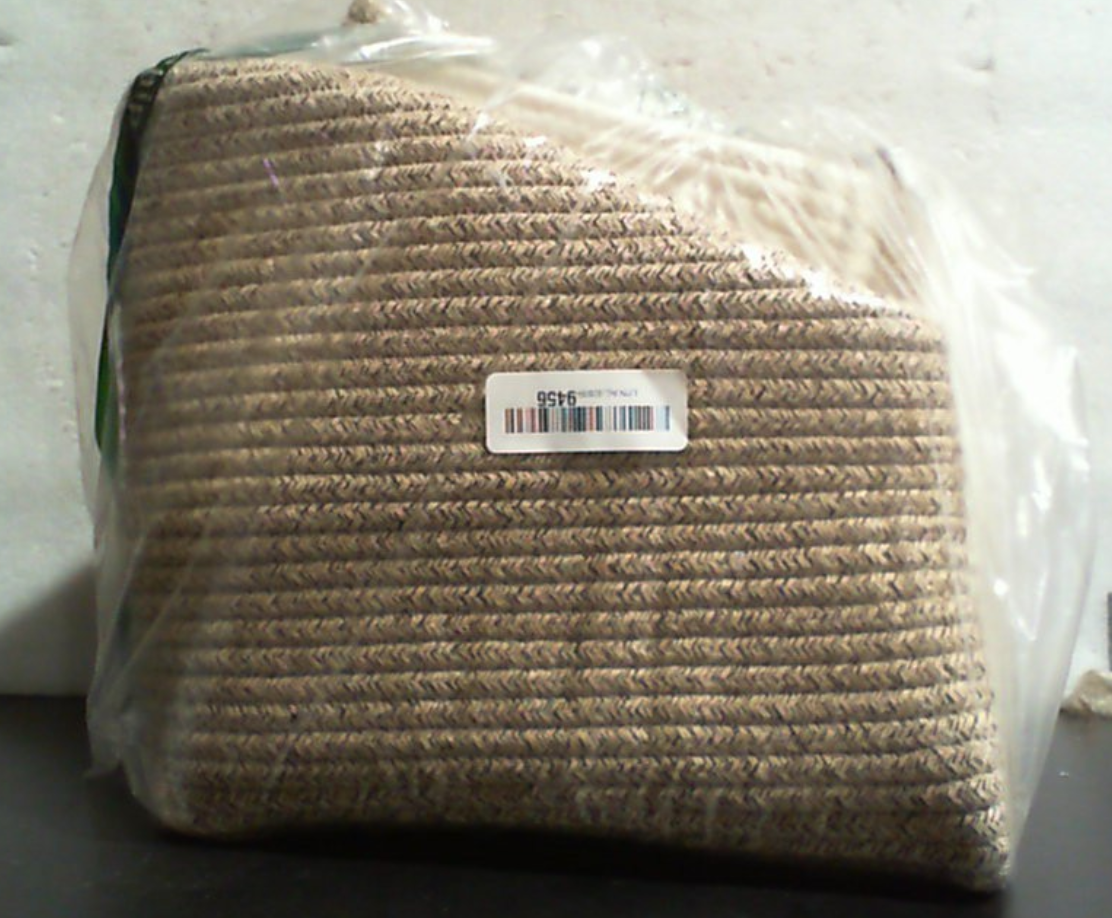 Cesto de ropa grande tejido JMvicyroam, contenedor de almacenamiento de cuerda de algodón de 60 L para mantas, juguetes y ropa, cesto alto decorativo para guardería, sala de estar, cuarto de bebé, baño y dormitorio, marrón
