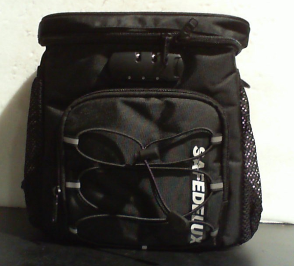 Bolsa de almuerzo SafeDelux con cerradura de combinación, fiambrera para hombres y mujeres, correa de hombro ajustable y nevera portátil a prueba de fugas para ir al trabajo, de viaje o al gimnasio (negra).