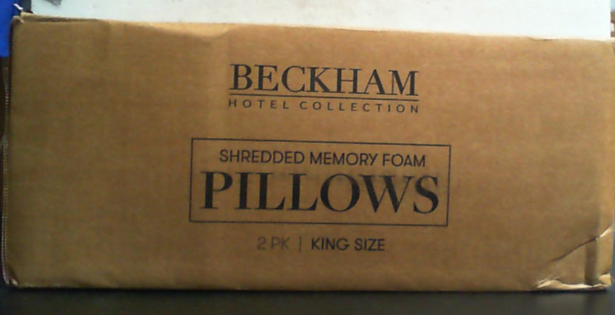 Juego de 2 almohadas de espuma viscoelástica tamaño king size de la colección Beckham Hotel Collection (relleno ajustable): almohada refrescante de espuma triturada para quienes duermen boca arriba, boca abajo o de lado.