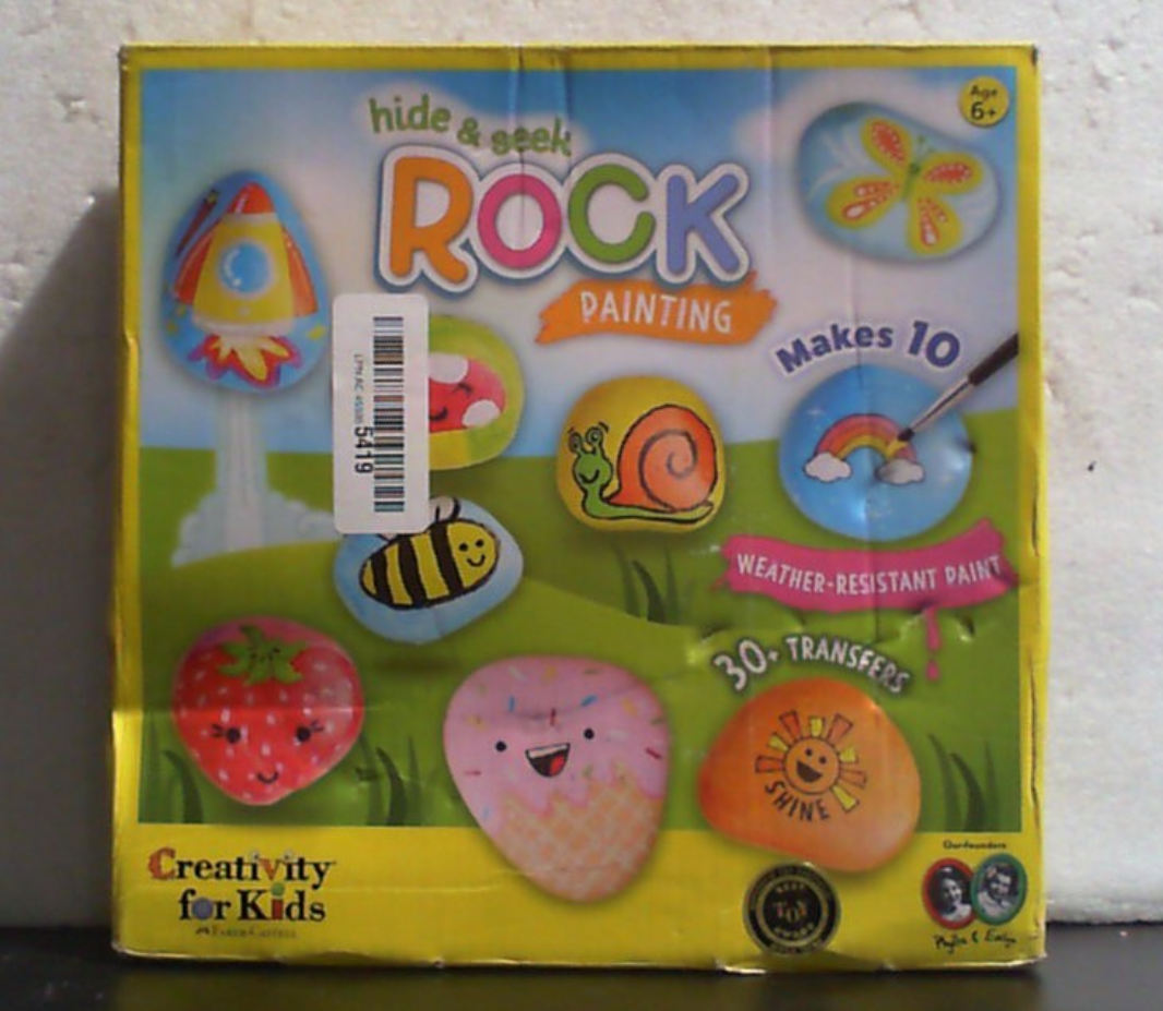 Kit de pintura de piedras para niños - Kit de piedras para jugar al escondite, manualidades para niños, regalos para niños (a partir de 6 años)