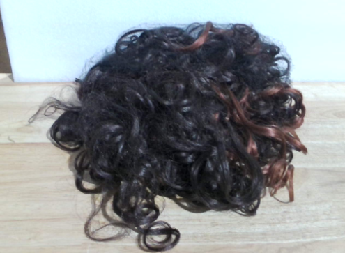 cabello postizo RIZADO (PELUCA)