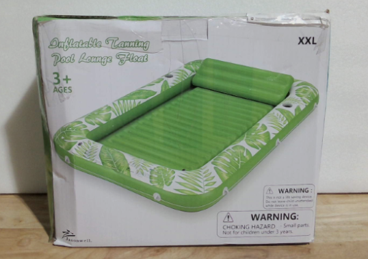 Flotador Inflable para Bronceado Jasonwell 4 en 1 | Tina de Bronceado con Agua | Balsa Lounge para Piscina | Cama de Bronceado para Adultos | También Piscina Infantil