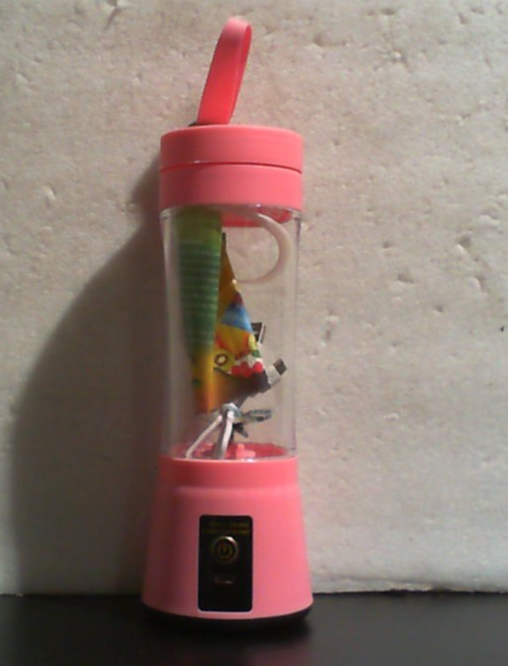 Licuadora Portatil para Smoothies y Batidos | Mini Licuadora Personal con Vaso de Viaje de 380ml | 6 Cuchillas de Acero Inoxidable | Recargable