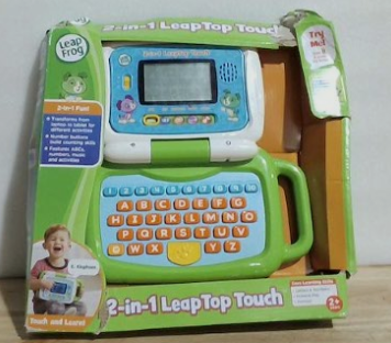 LeapFrog LeapTop Touch 2 en 1 | Laptop de Juguete Educativa | Verde