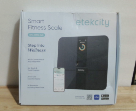 SOLO CONTIENE LA BASCULA Báscula Inteligente Etekcity para Peso y Grasa Corporal | Digital | BMI, Masa Muscular y Composición | Compatible con Apple Health | Elegible FSA/HSA