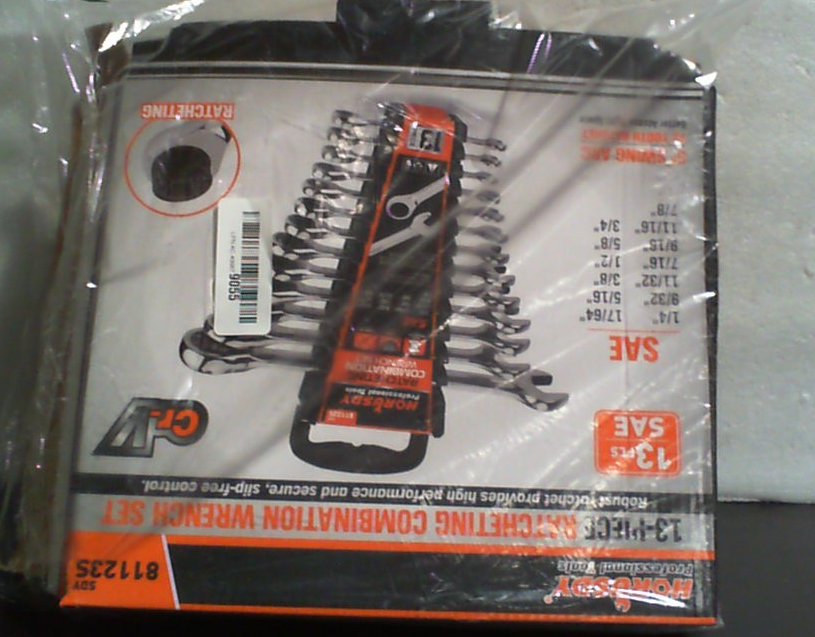 Set de Llaves de Carraca HORUSDY 26 Piezas | Métricas y SAE | Llaves Combinadas con Organizador | 72 Dientes | Acero Cromo Vanadio | 6-19mm y 1/4"-3/4"