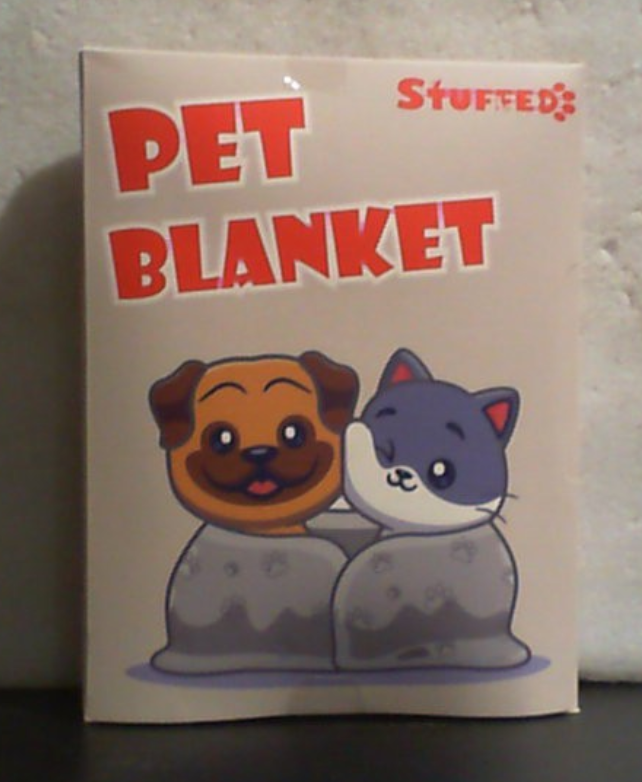 Stuffed Manta Suave Premium para Perro Lavable | 40x32 Pulgadas | Manta para Gatos y Cachorros de Interior (Gris)