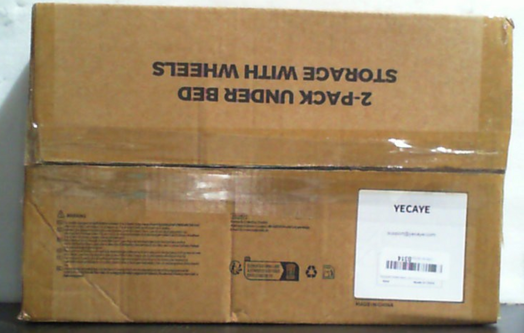 Organizadores Yecaye para Debajo de la Cama con Ruedas | Set de 2 Cajones Metalicos Rodantes | Almacenamiento de Zapatos, Ropa y Cobijas | 30.71 x 16.93 x 6.69 pulgadas
