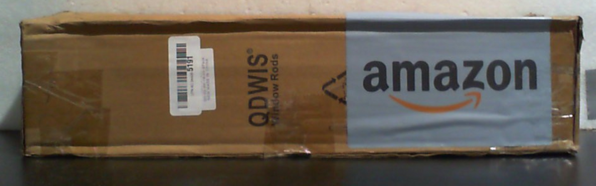 QDWIS Pack 2 Barras de Cortina Negras 28 a 48 Pulgadas | Diametro 1'', Remates con Hoja, Ajustables Heavy Duty 18-60''