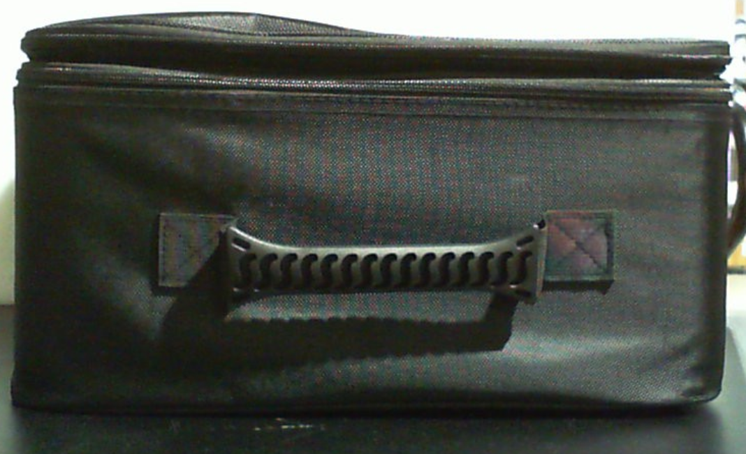 Organizador de Maquillaje Costravio Tipo Mochila Grande | Estuche Profesional de 2 Niveles | Con 3 Bolsas Transparentes | Correa de Hombro y Divisores Ajustables