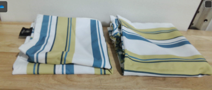 set de fundas para almohadas o cojines con diseño de rayas verticales