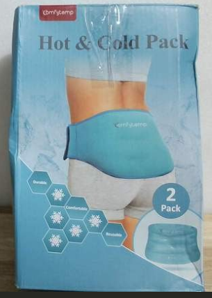 paquetede compresa de gel frío/calor con faja lumbar) de la marca Comfytemp