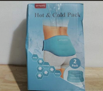 paquetede compresa de gel frío/calor con faja lumbar) de la marca Comfytemp