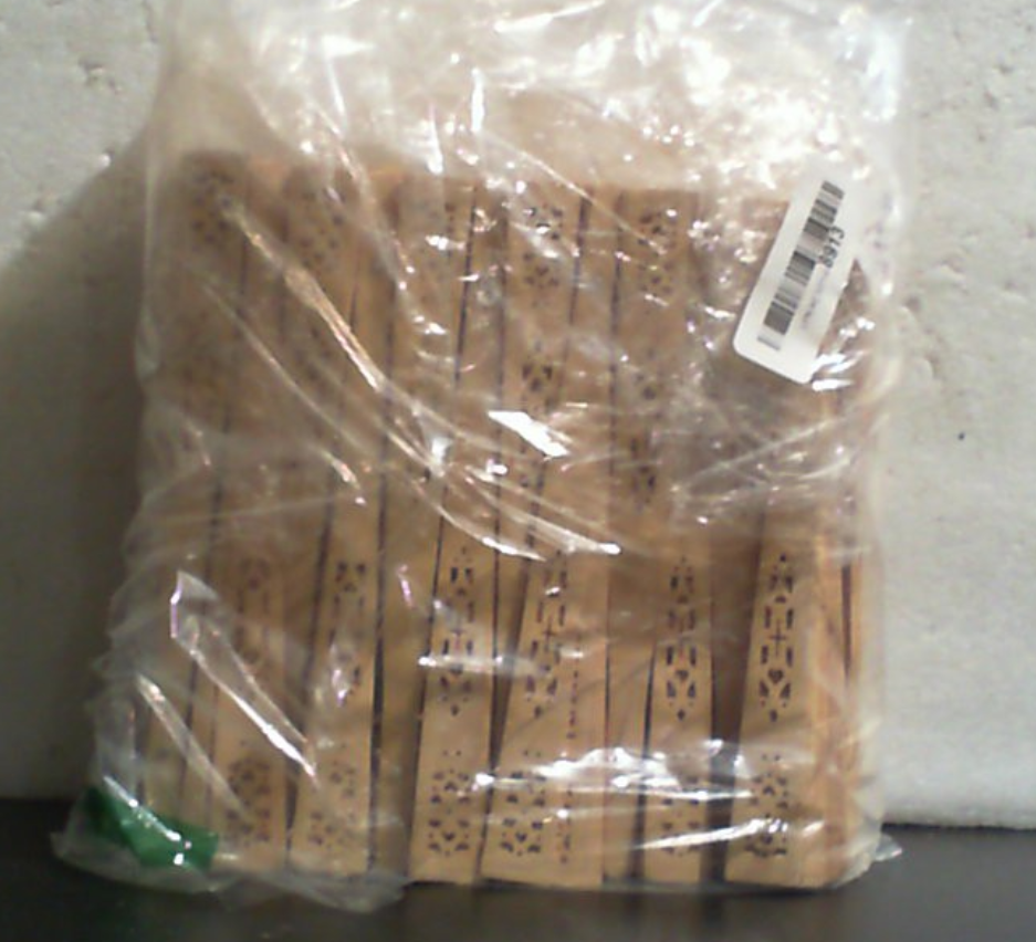 HAKZEON Set de 60 Abanicos de Sandalo 8 Pulgadas | Abanicos Plegables de Madera para Bodas y Fiestas