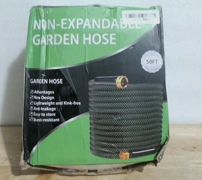 manguera de jardín textil no expandible Non-Expandable Garden Hose (50 FT / 15 Metros),