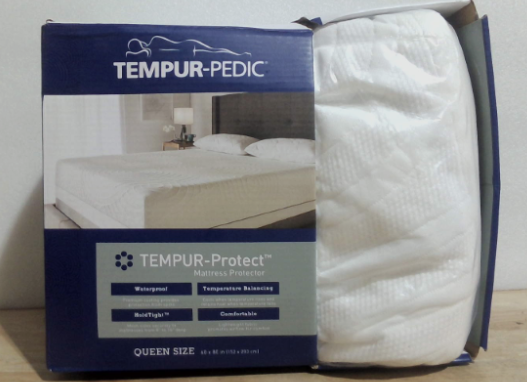 Protector de Colchón Impermeable Tempur-Pedic Protect | Tamaño Queen | Blanco