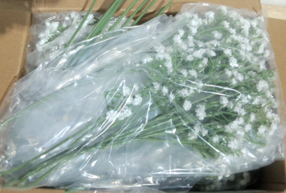 Flores Artificiales de Gypsophila 50 Piezas | Baby's Breath Falsas al Por Mayor | Tacto Real Blancas | Para Bodas, Decoración del Hogar y Arreglos Florales