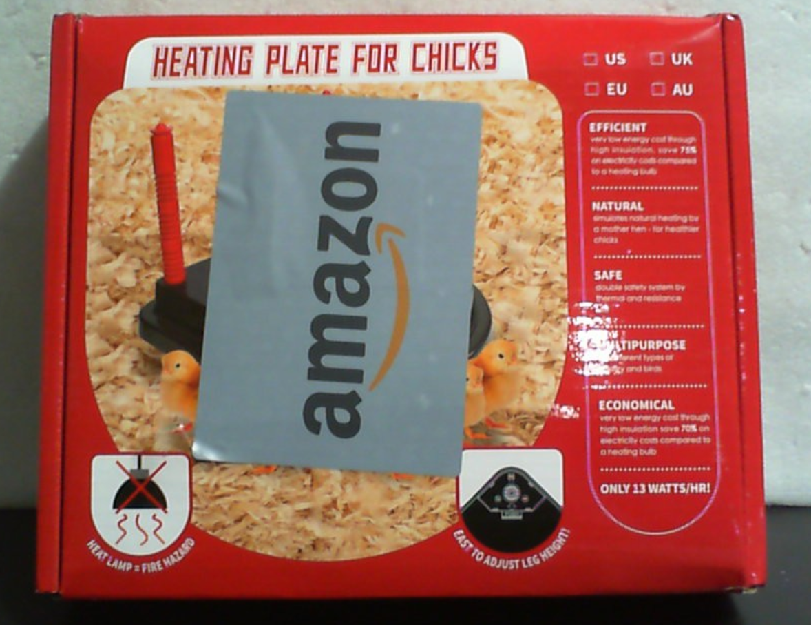 Hantop Placa Calefactora para Pollitos con Plumas de Confort | Calentador Ajustable para Gallinero, Incubadora, Calienta hasta 15 Pollitos 13W (10x10 pulgadas)