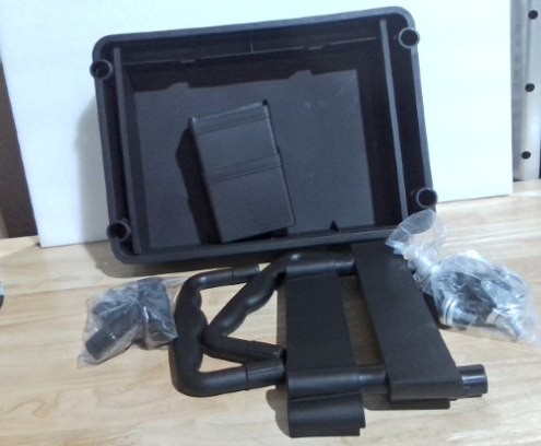 carrito organizador de 3 niveles con cajón, vasos colgantes y ganchos PUEDE CAMBIAR LAS BANDEJAS EN SU DISENO